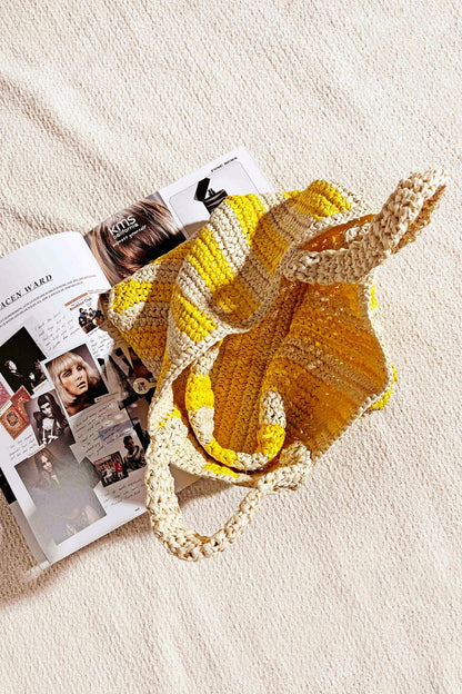 Sunlit Voyage Tote Bag - Lemon