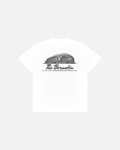 ART OF The Bernabéu Tee | RMCF White Graphic Football T-shirt