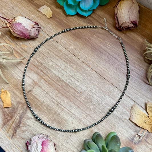 The Bijoux FAB 20" 3mm Graduated 4-5-6mm Sterling Silver Pearl Necklace NEC-STE-154-20I