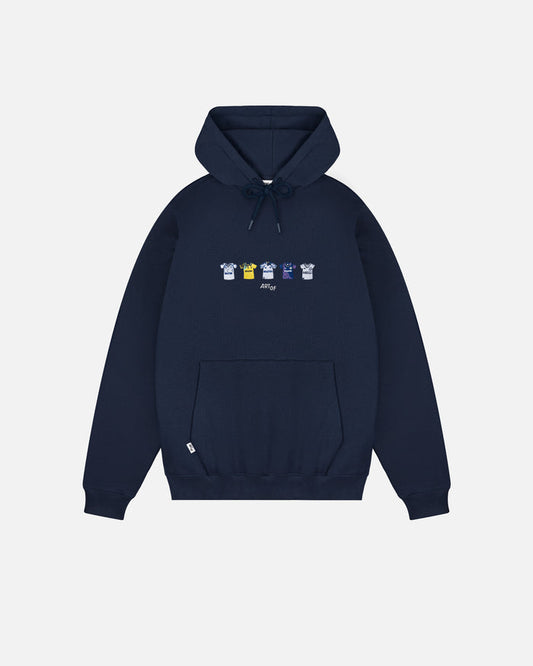 ART OF x THFC Embroidered Classics Navy Hoodie | Spurs Football Sweat