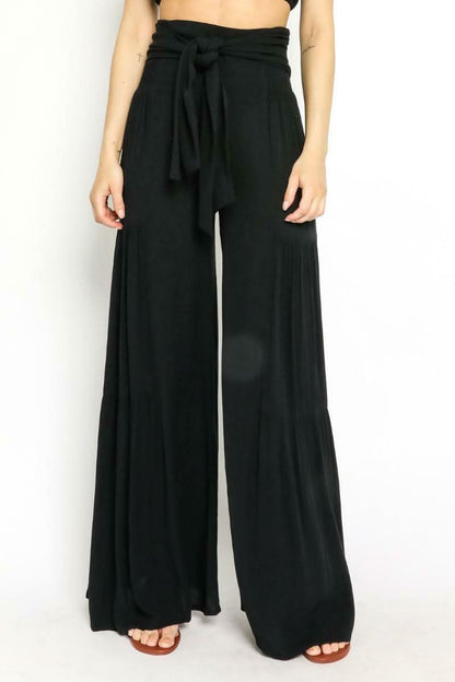 By The Shore Black Two-Piece Jumpsuit