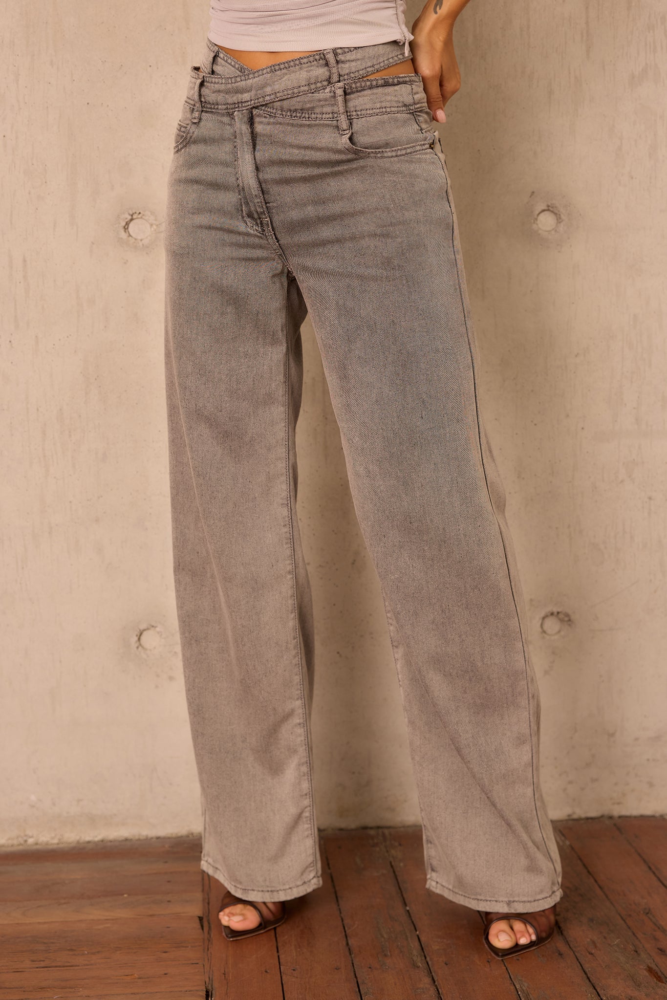 Urban Ease Denim Jeans - Ash