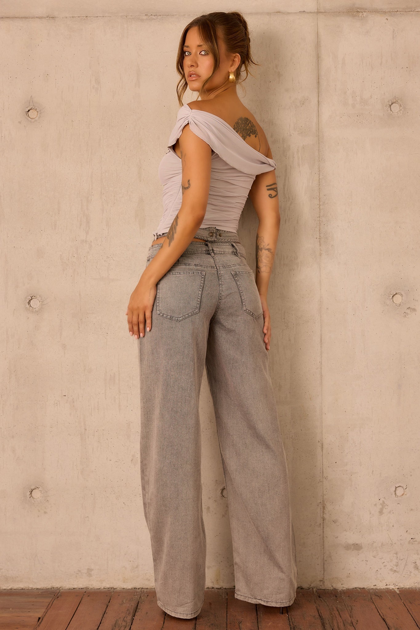 Urban Ease Denim Jeans - Ash