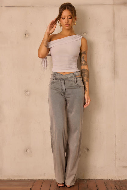 Urban Ease Denim Jeans - Ash