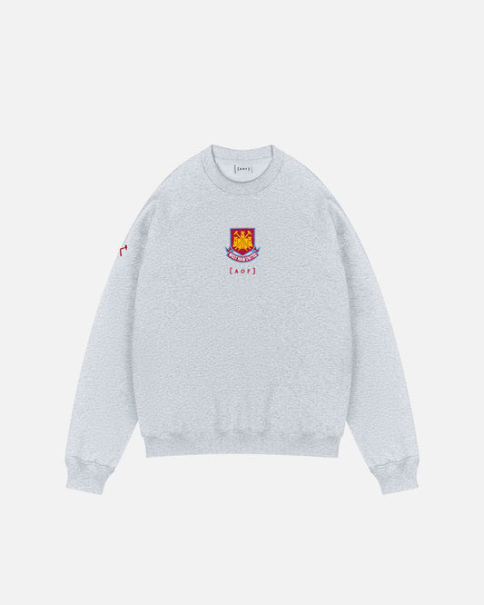 West Ham x AOF Grey Sweatshirt