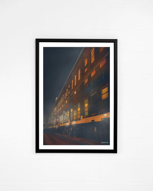ART OF Spurs White Hart Lane by Night Framed Print | THFC Football Art