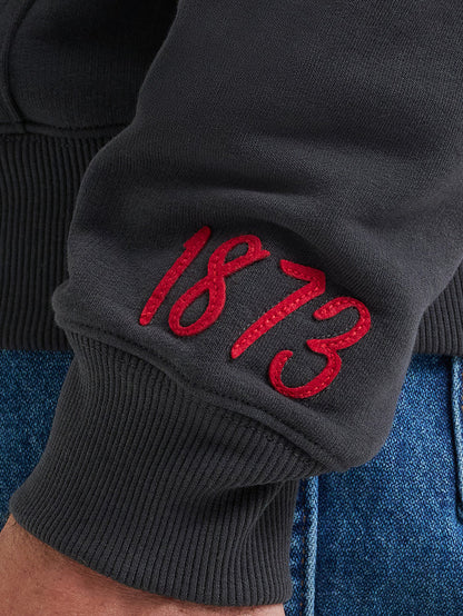 Wrangler x Coors2.0 Unisex Black 'Jeans Beer Music' Embroidered Logo Hoodie 112383039